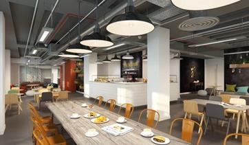Cafeteria and common area design by HiDPL