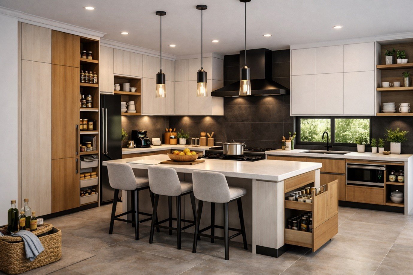 Top Modular Kitchen Materials for Cabinets, Countertops & Durability